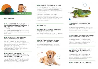 I JORNADA DE BIENESTAR ANIMAL - POGRAMA DE PONENCIAS