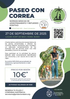 NUEVO TALLER DE ADIESTRAMIENTO CANINO