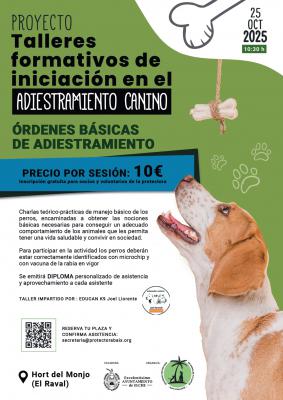 II TALLER DE ADIESTRAMIENTO CANINO